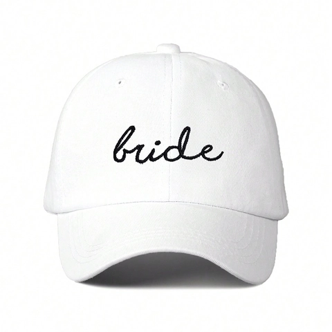 Bride Groom Bestickte Polyester Baseballkappe Verstellbar Sonnenschutz Outdoor Hochzeit Party Zubehör
