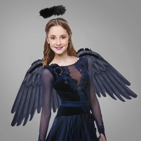 Engel Flügel Und Heiligenschein Stirnband Feder Vliesstoff Halloween Cosplay Party Bühne Performance Requisiten