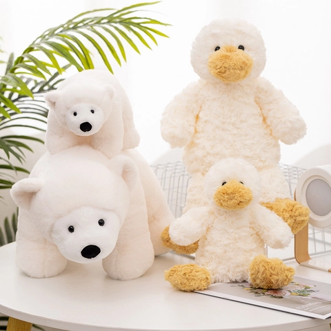 Plüschtier Kuscheltier Eisbär Entlein Weich Flauschig Heimdekoration Geburtstagsgeschenk Für Kinder Baby Kinderzimmer Dekor