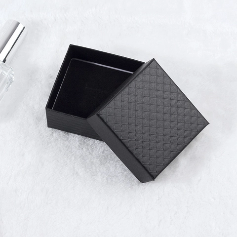 Elegant Oxford Fabric Jewelry Box Marble Pattern Gift Packaging Box For Ring Earring Necklace Pendant Bracelet Gift Wrapping Case