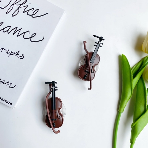 Supporto Per Telefono A Forma Di Violino 3D Griptok Pieghevole Supporto Per Strumenti Musicali In Miniatura Plastica Accessorio Creativo