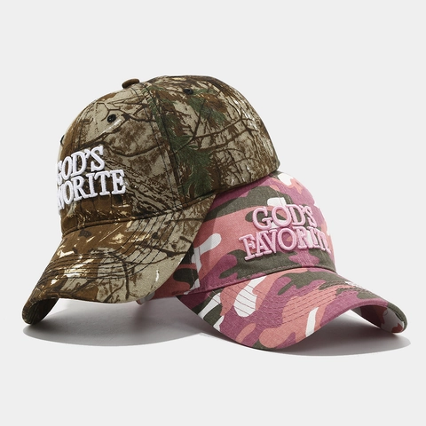 Katoenen Camouflage Honkbalpet Met 3D Letter Borduurwerk Verstelbare Outdoor Zonnescherm Streetwear Pet Voor Heren Dames