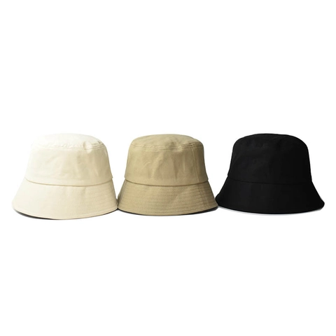 Sombrero De Pescador Minimalista De Lona De Algodón Protección Solar Ala Ancha Plegable Color Sólido Exterior Verano Para Mujeres