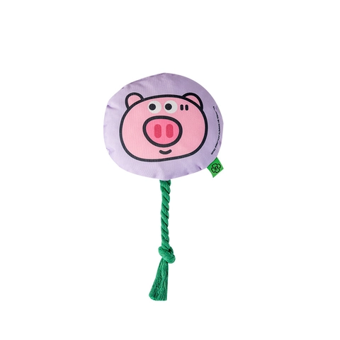 Jouet en Peluche pour Chien Papier Froissé Siffleur Jouet à Mâcher Sonore Interactif Avec Corde en Coton Mignon Design Animal Plante Jouet de Dentition pour Animal