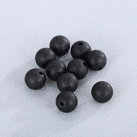 Perle Tonde In Acciaio Inossidabile Satinato Perle Distanziatrici Sabbiate Per La Creazione Di Gioielli Fai Da Te