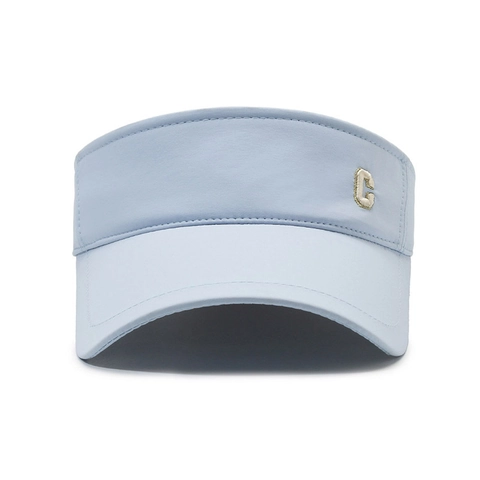 Chapeau Visière Femme Polyester Respirant Sport Plein Air Réglable Broderie Lettre C Style Loisir