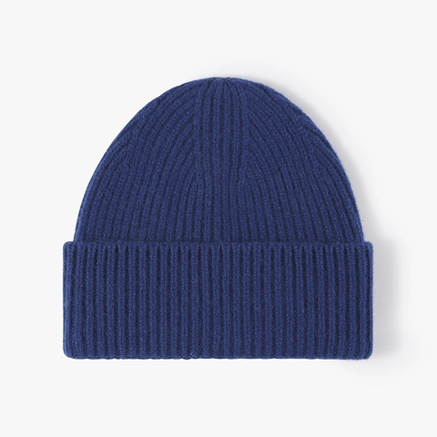 Gorro de Punto de Lana de Color Sólido para Hombre Mujer Invierno Cálido Dobladillo Acanalado Slouchy Skull Cap Exterior Casual Suave