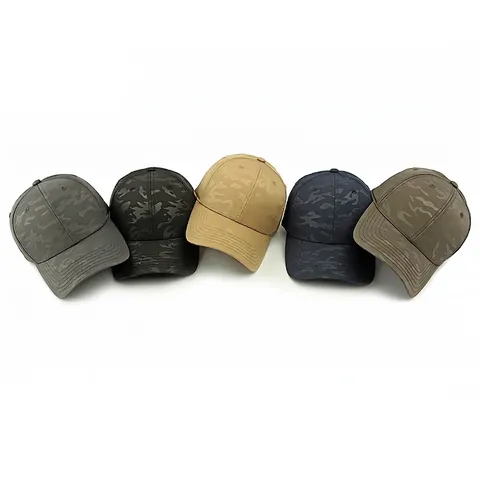 Camouflage Baseball Cap Polyester Adjustable Sun Protection Outdoor Sports Casual Duck Tongue Hat For Men Women