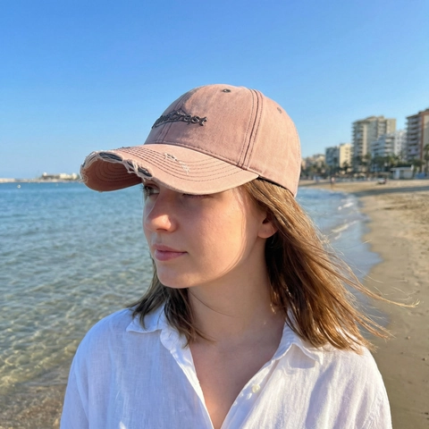 Vintage Washed Cotton Baseball Cap Distressed Embroidered Pinecrest Adjustable Sun Protection Hat Men Women
