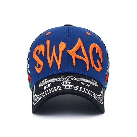 Trend Swag Buchstabe 3D Gestickte Baseballkappe Für Herren Damen Acryl Geometrisches Patchwork Verstellbar Sonnenschutz Hip Hop Hut