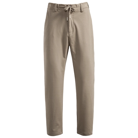 Pantaloni Casual Spessi da Uomo Dritti Tinta Unita Texture Verticale Pantaloni Business Con Coulisse Per Autunno Inverno