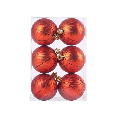 Weihnachtskugeln Kunststoff Sportthema Basketball Fußball Baseball Football Hängende Christbaumschmuck