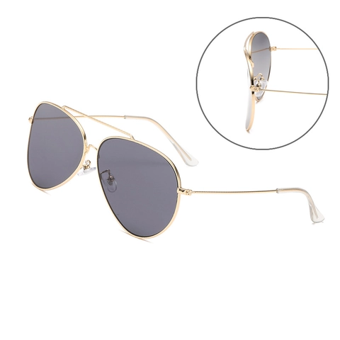 Occhiali Da Sole Aviatore Montatura In Metallo Protezione UV400 Classico Doppio Ponte Retro Per Uomo Donna Guida All'aperto Moda