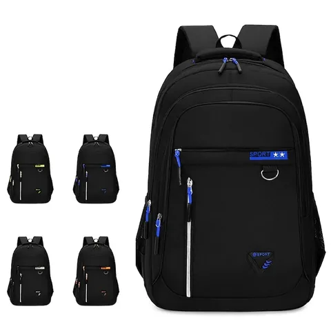 Zaino Grande Capacità Tessuto Oxford Resistente All'acqua Scomparti Multipli Business Viaggio Scuola Per Uomo Casual Sport