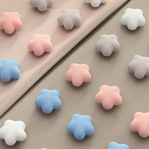 Attache de Housse de Couette Clip de Couette Antidérapant Support de Couverture Plastique ABS Tissu Fleur Étoile Pince de Draps
