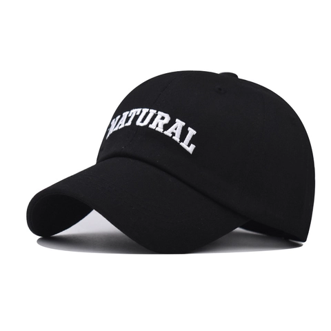 Cappello Da Baseball In Cotone Lavato Vintage Ricamo Lettere Natural Regolabile Cappello Da Sole All'Aperto Per Uomo Donna