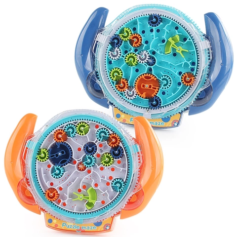 Educational Gear Ball Maze Dish Handheld Puzzle Toy For Children Hand Eye Coordination Training Stress Relief Gift