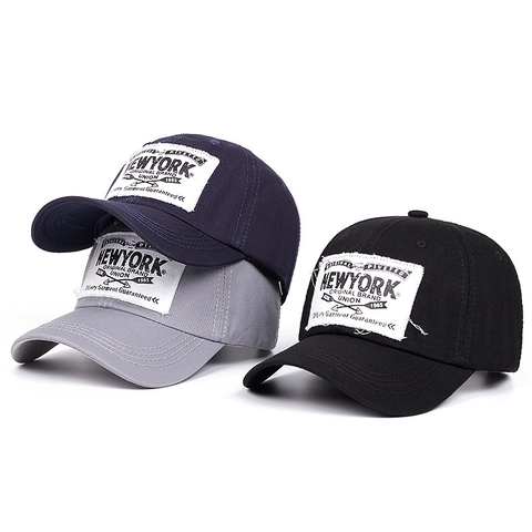 Cappello Da Baseball Retro New York Lettere Stampate Patch Regolabile Hip Hop Streetwear Cappello Da Sole
