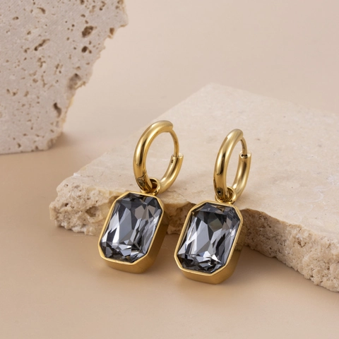 Orecchini In Acciaio Inossidabile Placcato Oro Per Donna Minimalisti Geometrici Cuore Nappa Forma C Gioielli Regalo