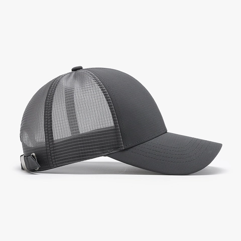 Unisex Mesh Baseball Cap Quick Dry Waterproof Breathable Sun Protection Adjustable Trucker Hat Solid Color Casual Outdoor