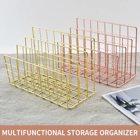 Organizzatore Di File Da Scrivania In Filo Metallico Porta Posta In Rete Per Ufficio Casa Rivista Rack Di Stoccaggio