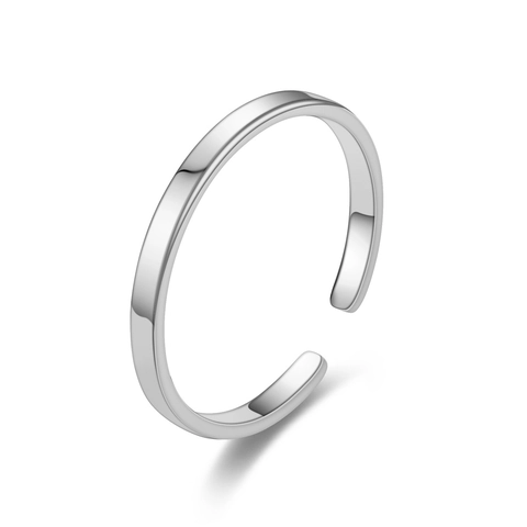 Stainless Steel Adjustable Rings For Women Hollow Out Butterfly Heart Crown Geometric Open Design Fashionable Trendy Jewelry