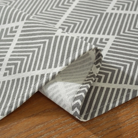 Table Runner Cotton Linen Geometric Wave Floral Pattern Modern Nordic Style For Dining Table Home Party Decoration