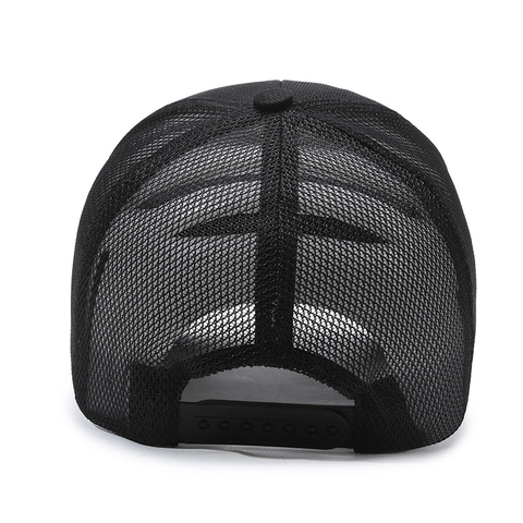 Mesh Baseball Cap Breathable Trucker Hat With Extended Brim Adjustable Snapback For Outdoor Fishing Sport Hiking