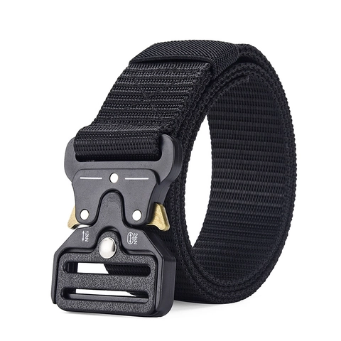 Cintura Tattica Per Uomo Fettuccia In Nylon Fibbia In Metallo A Sgancio Rapido Resistente Stile Militare All'aperto Escursionismo Arrampicata