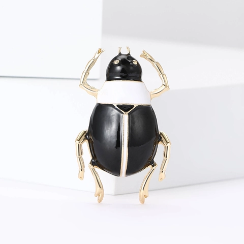 Käfer Brosche Legierung Emaille Insektenform Kreative Koreanische Mode Kleidung Schmuck Für Herren Damen