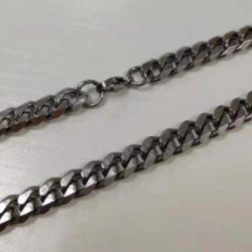 Collana A Catena Barbazzale In Acciaio Inossidabile Stile Hip Hop Punk Gioielli In Metallo Per Uomo
