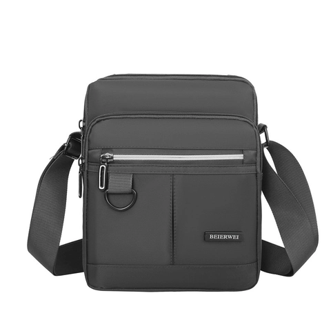 Herren Umhängetasche Oxford Stoff Wasserfest Mehrere Taschen Leicht Business Pendeln Reise Messenger Bag