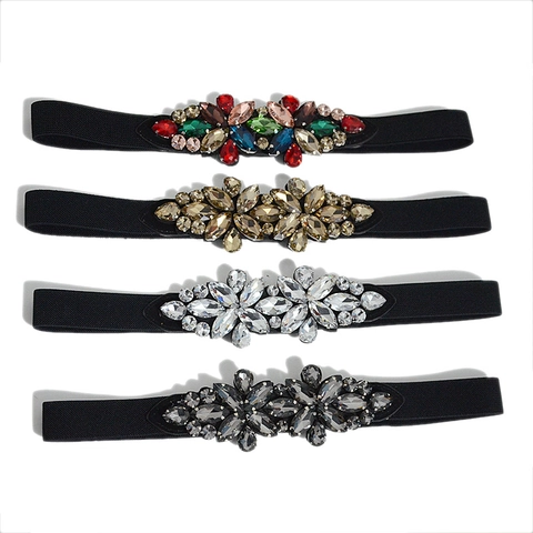Cintura Corsetto Elastica Da Donna Con Strass In Similpelle Cintura In Vita Elegante Accessorio Di Moda Per Abiti