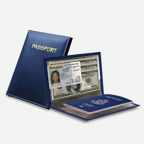 PU Leather Slim Passport Holder Travel Case Cover With Card Slots Multi Purpose Business Organizer For Men And Women