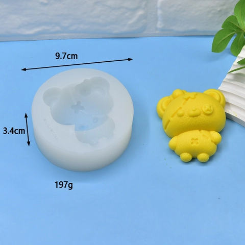 Silicone Mold Cartoon Bear Cat Paw Toast Bread Shape For DIY Handmade Cake Chocolate Pudding Decorative Crafting