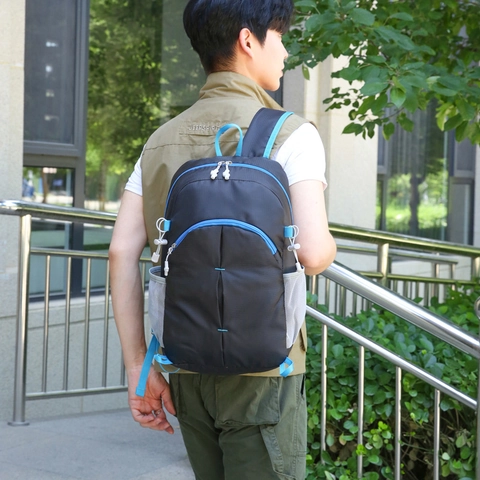 Foldable Hiking Backpack Lightweight Waterproof Nylon Travel Daypack Large Capacity Outdoor Sport Bag Unisex