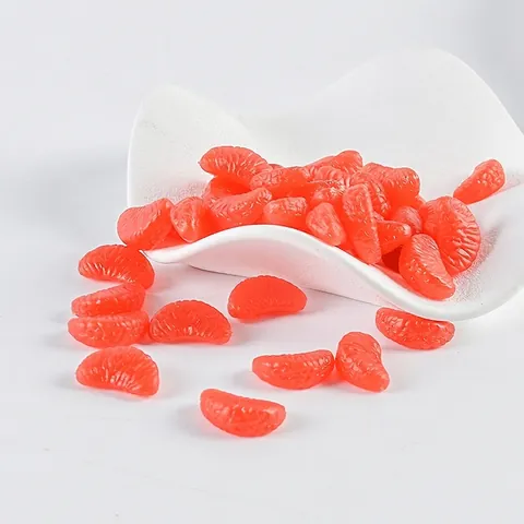 Realistisches Miniatur Orangenstück Modell Simulation Frucht PVC Materialien Für DIY Handwerk Dekoration Fotografie Requisiten