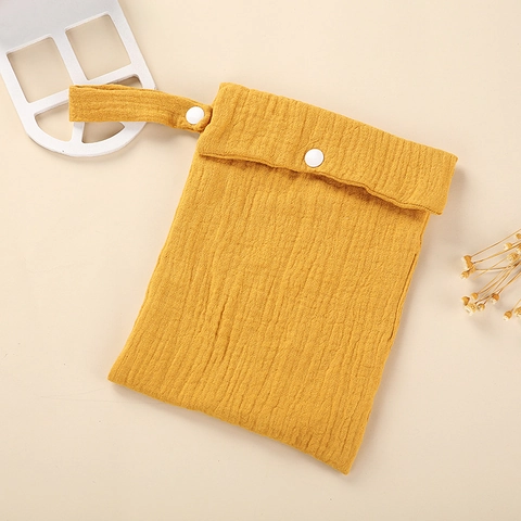 Borsa Portaoggetti In Cotone Mussole Per Neonati Organizzatore Per Pannolini Appeso Al Passeggino Pochette Morbida