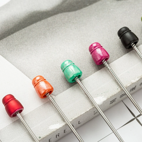 DIY Perlen Kugelschreiber Basteln Schreibwaren Kunststoff Metall Glitzer Nachfüllbar Für Büro Schule Geschenk Schreibgerät