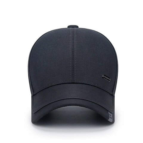 Herren Baseballkappe Baumwolle Polyester Verstellbar Sonnenschutz Klassisch Sport Outdoor Lässig Gebogener Schirm