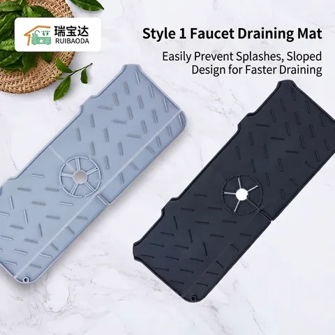 Tappetino Scolapiatti In Silicone Resistente Al Calore Protezione Per Lavello Da Cucina Antiscivolo Drenaggio