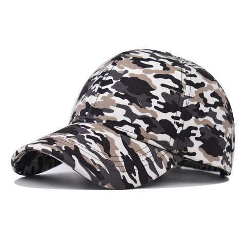 Camouflage Baseballkappe Baumwolle Verstellbar Taktisch Outdoor Sonnenschutz Hut Für Herren Damen