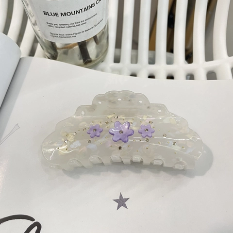 Haarklammer Acryl Strass Blume Buchstabe Braut Elegant Süß Haarschmuck Für Damen Hochzeit Party
