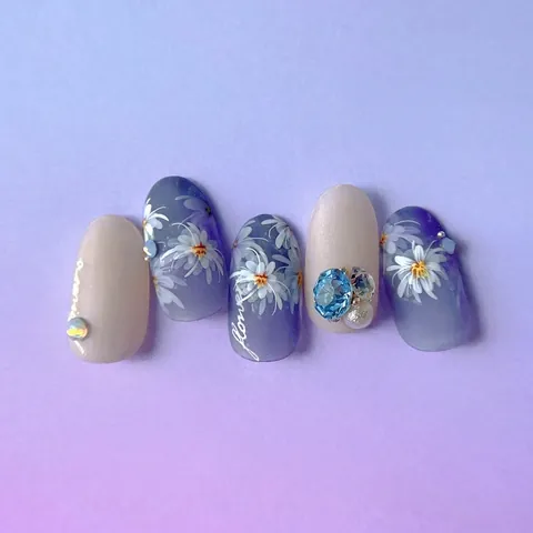 Adesivi Per Unghie Fiori Bianchi Rilievo 3D Design Floreale Decorazione Manicure Elegante Semitrasparente Sottile Resistente