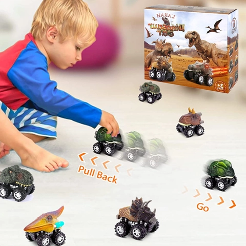Macchinina Dinosauro A Carica Manuale Realistica Monster Truck Simulazione Modello Animale Per Bambini Regali Educativi Novità