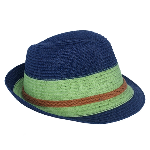 Ψάθινο Καπέλο Fedora Καλοκαιρινό Αντηλιακό Αναπνεύσιμο Υφαντό Χαρτί Χρωματική Αντίθεση Τζαζ Καπέλο Παραλίας