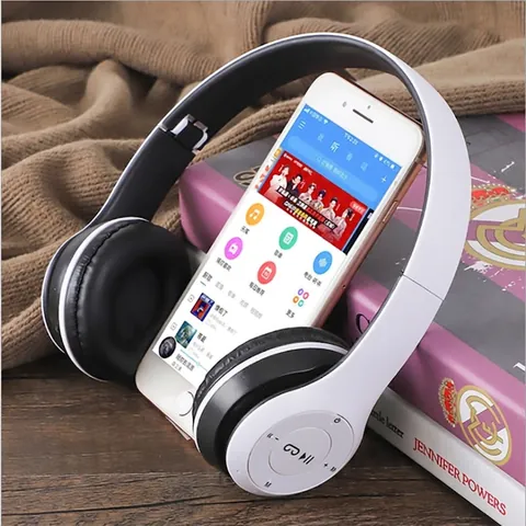 P47 Draadloze Bluetooth 5.0 Over Ear Koptelefoon Opvouwbare Stereo Bass Headset Met Microfoon Voor Muziek Sport Mode