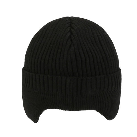 Winter Knit Beanie Hat With Earflaps Thickened Fleece Lined Warm Pullover Cap For Outdoor Sport Men Women