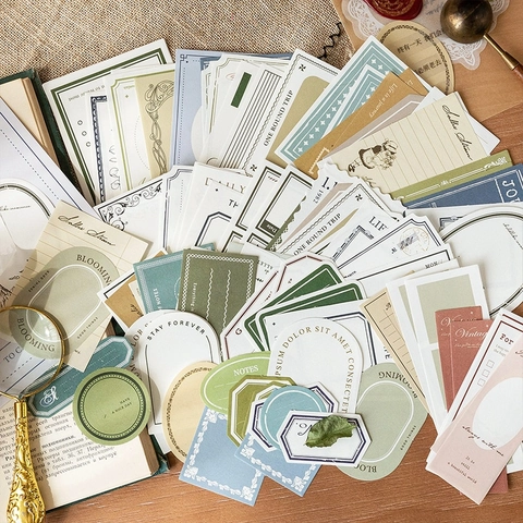 Carta Materiale Per Scrapbooking Vintage Sfondo Decorativo Per Diario Cancelleria DIY Non Adesiva Forme Varie