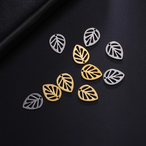 Roestvrijstalen Hangers Charms Voor DIY Sieraden Maken Ster Maan Hart Blad Vis Bloem Lucky Voetafdruk Vormen